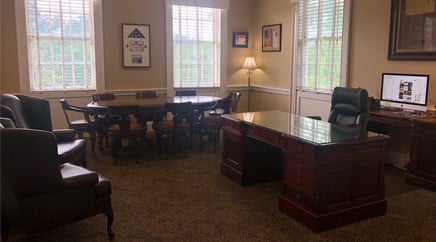 Interior photo of the firm's office